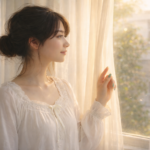 朝のやわらかな光の中で、静かに過ごすひととき