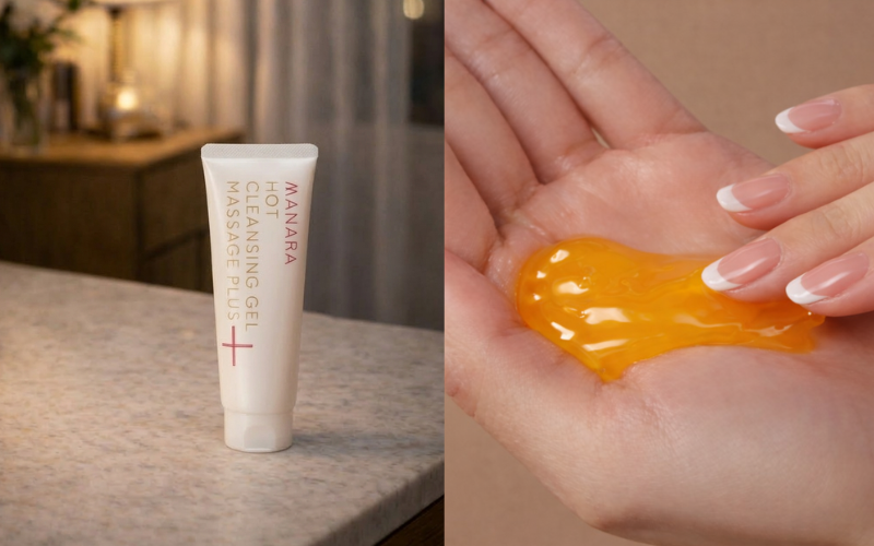 マナラホットクレンジングゲル テクスチャ